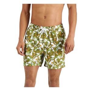 INC Mens Green Regular Fit Swim Trunks XXL